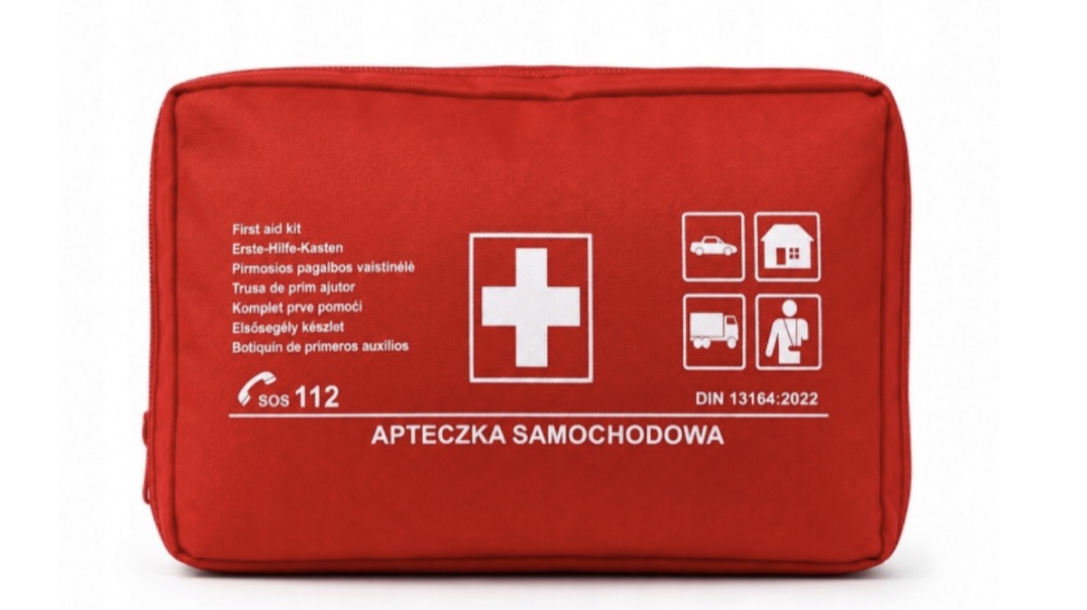 Carcommerce car first-aid kit, DIN 13164
